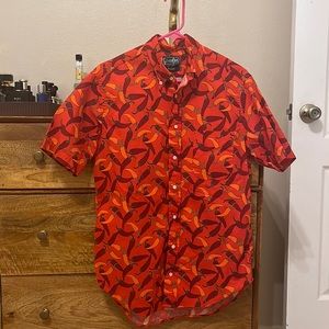 Gitman bros vintage summer shirt “chile pepper”